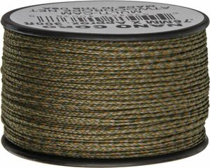 ATWOOD ROPE MFG / アトウッドロープ　パラシュートコード　ナノコード　パラコード　極細　USA製　0.75mm×300ft　マルチカム