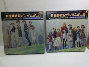 ◆初回限定版BOX仕様 レーザーディスク 新機動戦記ガンダムW VOL.1〜7 全7巻 TVシリーズ / 劇場公開作品 初回生産特典付 帯付 現状渡し