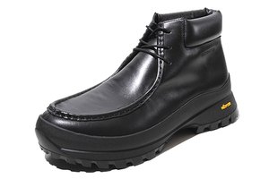 27cm 未使用品 COOTIE × Tomo & Co クーティー トモ&シーオー 3 Hole U-tip Boots 3ホール Uチップ レザー ブーツ BLACK ブラック TM-CTE-