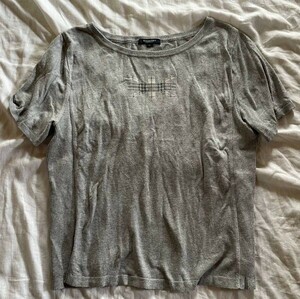 バーバリー ロンドン BURBERRY LONDON Tシャツ カットソー 半袖　15 グレイ