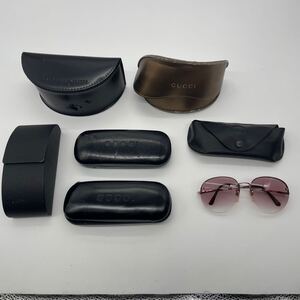 1円スタート PRADA GUCCI レイバン Ray-Ban サングラスケース 眼鏡 ファッション小物 RayBan マークジェイコブス メンズ レディース