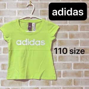 adidas 女の子 110サイズ 半袖Tシャツ 可愛い明るいカラー