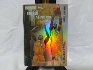 01-02 Topps Kobe Bryant&Shaquille O'Neal LAKERS Top Tandems #TT2 コービー・ブライアント&シャキール・オニール NBA バスケカード