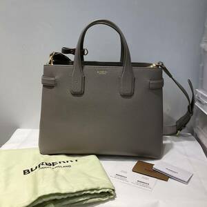 BURBERRY バーバリー LONDONショルダー ハンドバッグ ショルダーバッグ レザー ベージュ 664581