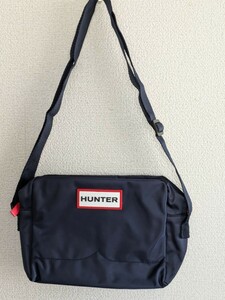 未使用 HUNTER ショルダーバッグ ネイビー