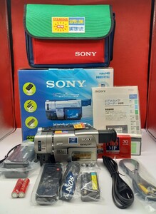 ■未使用保管品 SONY Handycam ハンディカム video Hi8 ビデオカメラレコーダー CCD-TRV80 動作未確認 ソニー