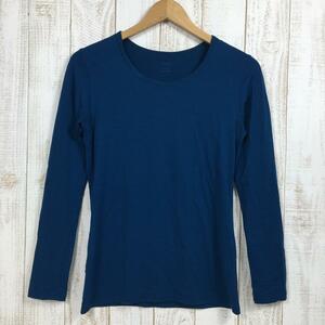 WOMENs S アイスブレーカー アスティア ロングスリーブ フェミニン クルー Austere LS Fem Crewe メリノウール Tシャツ