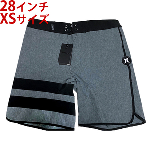 ■Hurley■XSサイズ28インチ■サーフパンツ水着■PHANTOM■新品タグ付き■ハーレー メンズ 海パン ボードショーツ■灰色