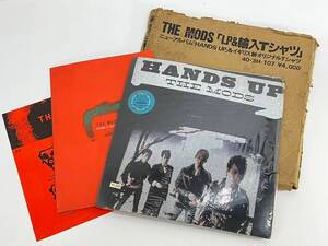 9-5-22 THE MODS ニューアルバム HANDS UP 限定イギリス製輸入Tシャツ ステッカー 冊子 箱 