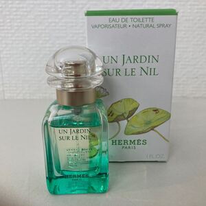 【残量約8.5割】HERMES PARIS オードトワレ ナイルの庭 30ml エルメス 香水 ナチュラルスプレー フランス製 マンゴー ロータス シカモア