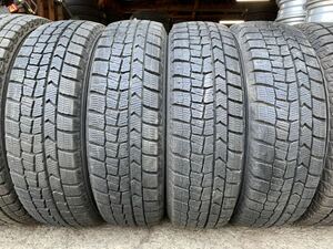 バリ溝 スタッドレス 4本セット ダンロップ WINTER MAXX WM02 155/65R13