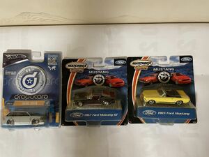 値下げ！未使用品　MATCHBOX　1/43 Ford Mustang GT 1967　black Ford Mustang 1965 1/50 ホットウィル　RANGE ROVER 3台