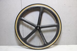 希少! ○AEROSPOKE エアロスポーク 5本バトン クリンチャー ピスト TRACK リアホイール 美品