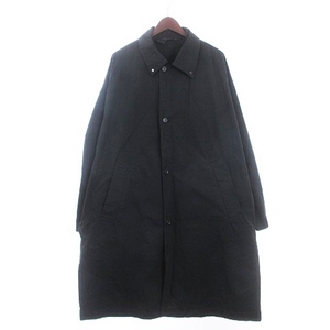 ミスターハリウッド N.HOOLYWOOD 23SS BALMACAAN COAT コート ロング丈 長袖 コットン 2231-C002-001 ブラック 黒 38 M位 ■SM1 メンズ