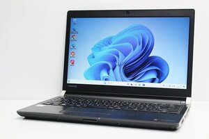 1円スタート ノートパソコン Windows11 WPS office搭載 dynabook R73 第7世代 Core i5 メモリ8GB SSD256GB 13.3インチ カメラ すぐ使える