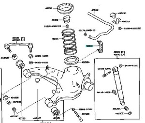 【トヨタ純正新品】TOYOTA 未使用品 ★超希少品★ クラウン S13 リアスタビリンク2個セット UZS131 GS131 JZS131 LS131 MS135 MS137