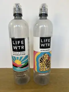 【送料込】LIFE WTR（ライフウォーター）1L空ボトル2本セット