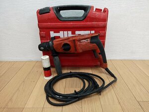 ★中古★HILTI ヒルティ コード式ロータリーハンマードリル TE 2 100V 50/60Hz 本体/ケース 穴あけ ハンマドリル 電動工具)倉c