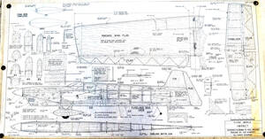 ☆★ こんな!!!!! Uコン 純スタント 競技機 IMPACT "図面"　インパクト　F2B　Uコン　★☆ok