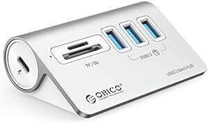 ORICO USBハブ USB3.0 5Gbps高速転送 MicroSD/SDカード スロット搭載 セルフパワー/バスパワー両対応
