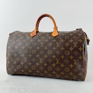 1円〜★LOUIS VUITTON ルイヴィトン スピーディ40 モノグラム M41522 ハンドバッグ S.A852 ミニボストン ボストンバッグ レザー ブラウン 9