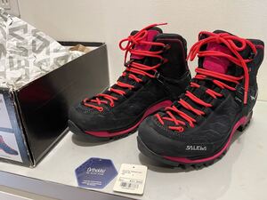 SALEWA サレワ MTN TRAINER MID GTX マウンテントレーナー ミッド レディース 25.0 登山靴 トレッキング シューズ 美品