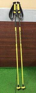 ① ROSSIGNOL ロシニョール スキー ストック イエロー系 約114cm ウィンタースポーツ 4-25