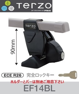 ◆即決◆新品未開封◆TERZO◆スクエアフット◆テルッツォ◆EF14BL◆ルーフオンタイプ◆完全ロック仕様◆PIAA◆ピア◆