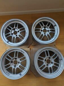 エンケイ ENKEI RPF1 15x7.0J (7J) +35 (ET35) 4穴 PCD 100 Silver (シルバー)4本 軽量　ロードスター　シビック