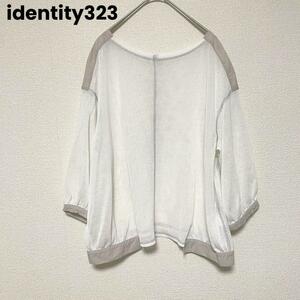 xx37 identity323/メッシュカットソー/オシャレ/個性的トップス