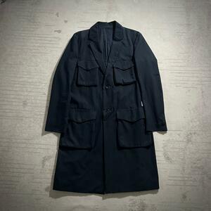 美品 UNDER COVER 名作 17ss テック ナイロン コート 紺 4