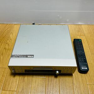 1円スタート【ジャンク】SONY　ソニー　MDデッキ　MDS-S500　リモコン付き