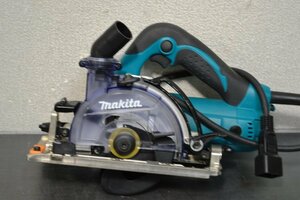 【makita】125mm//防塵丸ノコ//(刃別売)//延長ケーブル7M//[本体のみ]//KS5200FXSP//付属品揃い//中古品(菅2179YO)