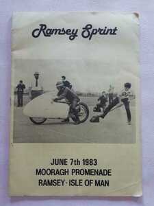 洋雑誌 　ドラッグレーシング　Ramsey Sprint 　英国 　イギリスマン島 　USED品　本　洋書