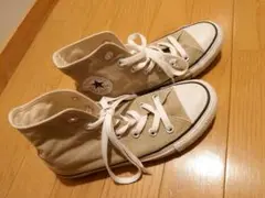 CONVERSE ハイカットスニーカー ベージュ 23cm