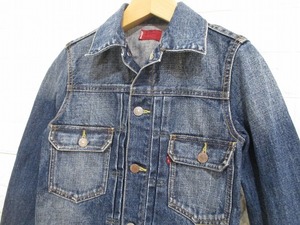 【リーバイス レッドタブ】セカンド◆復刻/USED加工 デニムジャケット ジージャン 507XX◆レディース/S