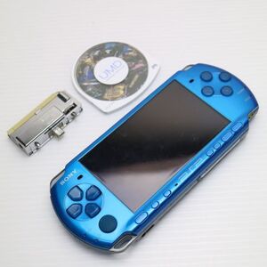 良品中古 PSP-3000 バイブラント・ブルー 即日発送 game SONY PlayStation Portable 本体 あすつく 土日祝発送OK