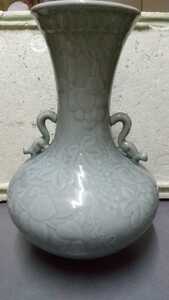 旧家買い取り品 花瓶 古玩 中国美術 中国 