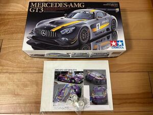 TAMIYA タミヤ 1/24 メルセデス　AMG GT3 CGM 別売りホイール&デカール付き　スーパーGT 2016 111号車　エヴァ　未組立