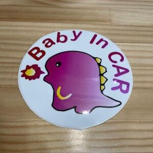 Baby In CAR22 ステッカー シクラメン アウトレット63 #oFUMI