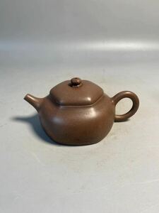 旧家蔵出 清朝期 陶磁器 朱泥 紫泥 急須 唐物 茶壷 煎茶道具 中国宜興 紫砂 白泥 中国美術 中国古玩