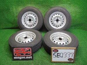 5EQ337BB9) 送料無料 2021年製 165R13 6PR LT ダンロップ ウィンターマックス SV01 スタッドレスタイヤ+スチールホイール4本セット ADバン