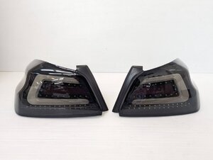 引取歓迎 スバル WRX STi VAB/VAG 社外 テールランプ ファイバーLED シーケンシャルウィンカー スモーク 左右 テールレンズ テールライト 4