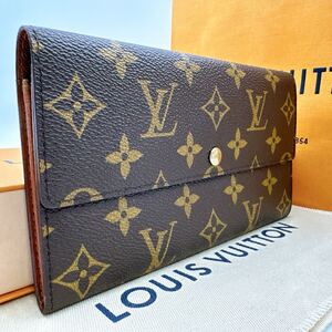 3833【未使用に近い】LOUIS VUITTON ルイヴィトン モノグラム ポルトフォイユ サラ 長財布 二つ折り財布 ウォレット M61734/TH1908