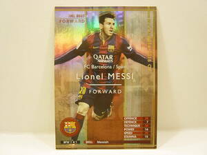 Panini WCCF 2014-2015 BFW リオネル・メッシ　Lionel Messi No.10 FC Barcelona Spain 14-15 The Best Forward SEGA