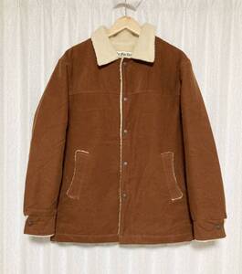 サイズ40☆美品 [THE FLAT HEAD] 定価77,000 RANCH COAT ボアランチコート ロングジャケット 40 FN-OJ-B001 日本製 フラットヘッド