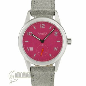 ☆SALE☆【ノモス グラスヒュッテ】NOMOS GLASHUETTE クラブ キャンパス ディープピンク 711 手巻 SS