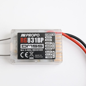 JR PROPO DMSS受信機 RG831BP 8CH 2.4Hz