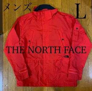 ノースフェイス　マウンテンジャケット　アウター　ナイロンジャケット　メンズＬサイズ　レッド系　正規品　THE NORTH FACE