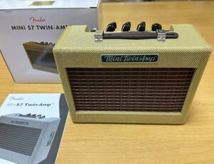 Fender Mini 57 Twin-Amp Tweed フェンダー ミニツイン ツィード 実働2時間